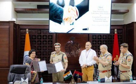 Lucknow : प्रदेश की फॉरेंसिक संरचना को ‘नई वैज्ञानिक शक्ति’ उपलब्ध कराने का माध्यम बनेगा एमओयू