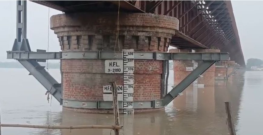 Sambhal : संभल में गंगा की बाढ़ का खतरा: राजघाट में खतरे के निशान से ऊपर बह रही गंगा, नरौरा बैराज से 80,000 क्यूसेक पानी डिस्चार्ज