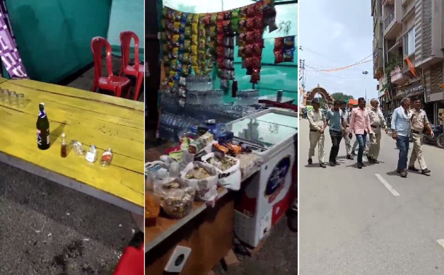 पवित्र नगरी में शराबबंदी की उड़ी धज्जियां: ढाबों पर शराब, मंदिर के पास सट्टा, पुलिस ने सात सटोरियों सहित कई आरोपियों को किया गिरफ्तार।