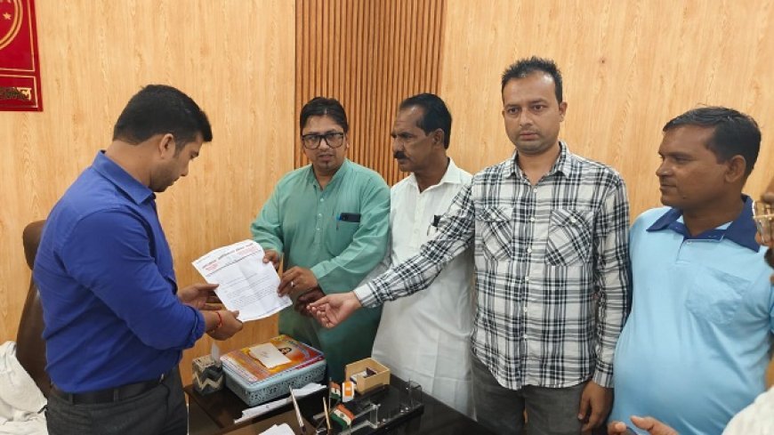 प्रतियोगी परीक्षाओं में धांधली को लेकर आज़ाद अधिकार सेना ने उठाई आवाज।