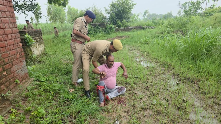 Sambhal : असमोली थाना इलाके में पुलिस की बदमाशों से मुठभेड़, शातिर बदमाश घायल