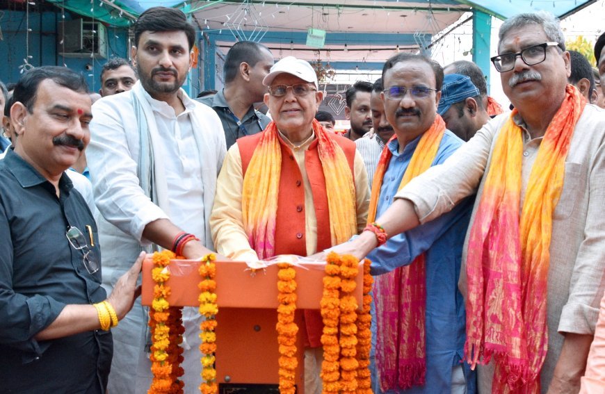 Lucknow : प्रभारी मंत्री सुरेश कुमार खन्ना ने लखनऊ पश्चिम विधान सभा क्षेत्र के 08 मार्गों का किया लोकार्पण