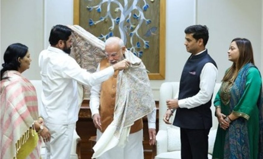 महाराष्ट्र के डिप्टी सीएम शिंदे की पीएम मोदी से मुलाकात- पोते रुद्रांश की फाइटर प्लेन की मांग ने जीता सबका दिल।