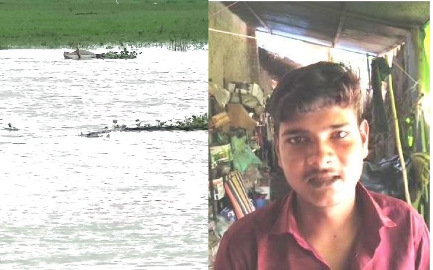 Hardoi : नदी में डूबी नाव के सहारे बाढ़ में गांव की तकदीर, प्रशासन द्वारा नहीं ली जा रही गांव की सुध 