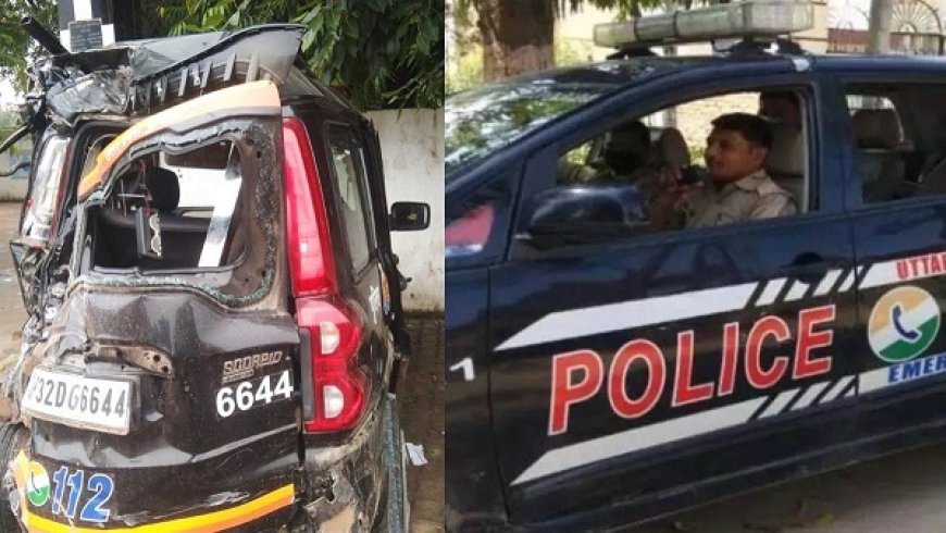 दिल्ली-मेरठ एक्सप्रेसवे पर दर्दनाक हादसा- ट्रक की टक्कर से सिपाही की मौत, दूसरा गंभीर रूप से घायल। 