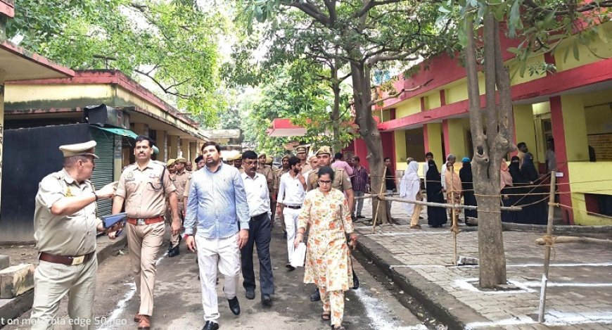 कड़ी पुलिस सुरक्षा में संपन्न हुआ मिश्रित नैमिषारण्य नगर पालिका परिषद का उपचुनाव।