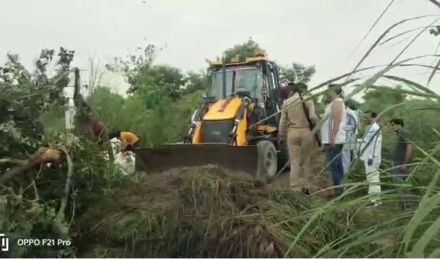 Sambhal : गंगा का विकराल रूप- सम्भल में बांध टूटा, खेतों में घुसा पानी