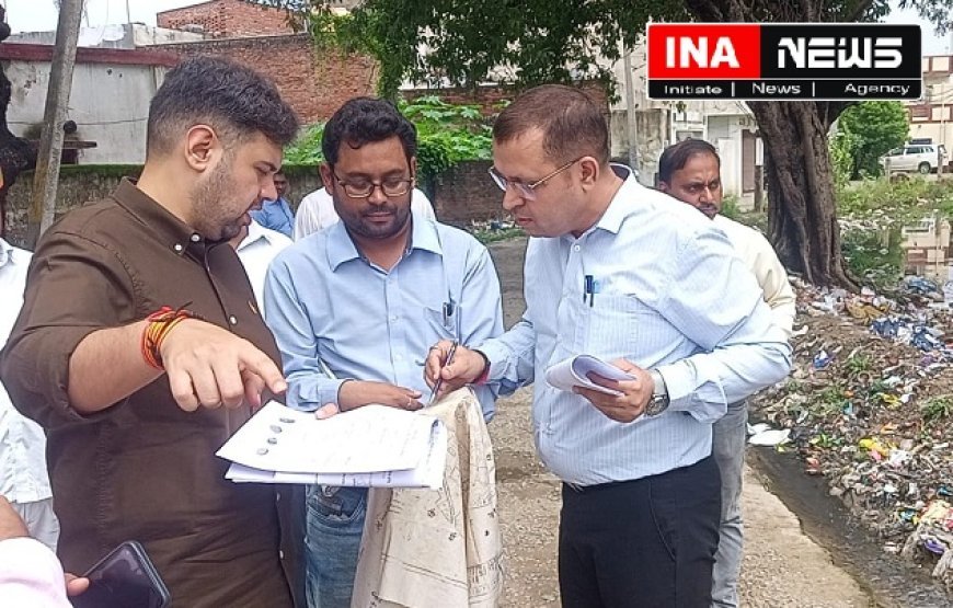 हरदोई में भूखंड विक्रय पत्र का जिलाधिकारी द्वारा स्थलीय निरीक्षण, लेखपत्र के तथ्यों की पुष्टि।