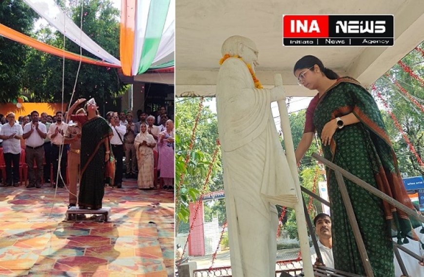 हरदोई में 79वें स्वतंत्रता दिवस का भव्य आयोजन, मुख्य विकास अधिकारी ने किया ध्वजारोहण। 