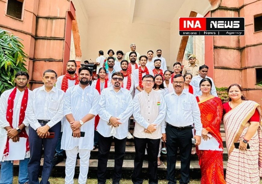 ख्वाजा मुईनुद्दीन चिश्ती भाषा विश्वविद्यालय में 79वां स्वतंत्रता दिवस धूमधाम से मनाया गया।