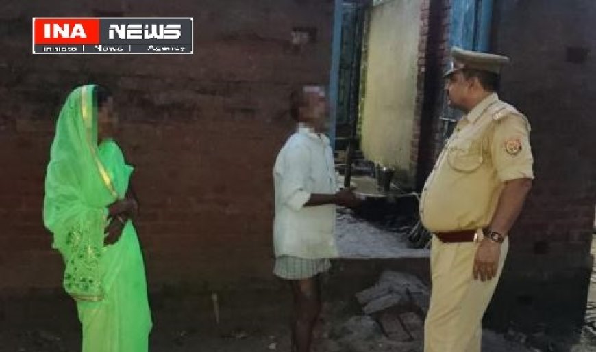 Hardoi : पारिवारिक विवाद का पुलिस ने किया समाधान
