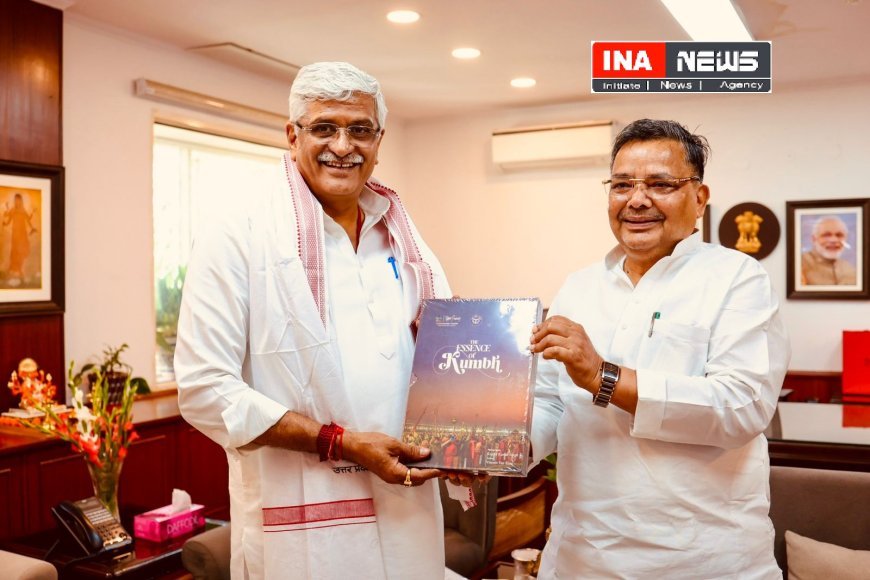 Lucknow : उत्तर प्रदेश में पर्यटन विकास को लेकर केंद्रीय पर्यटन एवं संस्कृति मंत्री गजेंद्र सिंह शेखावत से मिले जयवीर सिंह