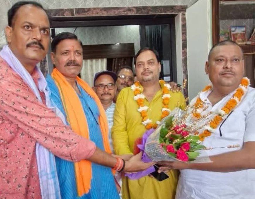 श्यामा कुमार गुप्ता टीटू पुनः गल्ला मंडी हरदोई के अध्यक्ष नियुक्त, व्यापारियों में उत्साह।