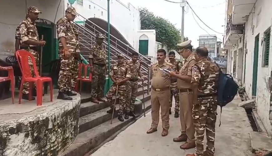 सम्भल हिंसा रिपोर्ट के बाद प्रशासन अलर्ट, जामा मस्जिद को बनाया किला।