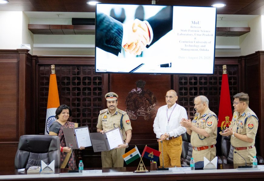 Lucknow : प्रदेश की फॉरेंसिक संरचना को ‘नई वैज्ञानिक शक्ति’ उपलब्ध कराने का माध्यम बनेगा एमओयू