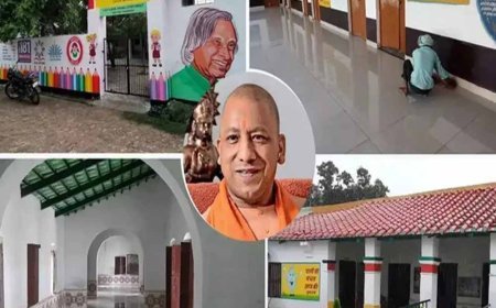 Lucknow : शिक्षक दिवस पर स्पेशल - बुनियादी सुविधाओं से स्मार्ट क्लास तक यूपी बना शिक्षा के कायाकल्प का साक्षी 