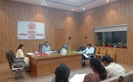 Hardoi : एकीकृत बागवानी विकास मिशन की समीक्षा, किसानों के लिए योजनाओं और लक्ष्यों पर चर्चा