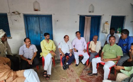 Hardoi : सांसद जय प्रकाश रावत ने शाहाबाद और अहमदनगर में मृतकों के परिजनों से मुलाकात कर दिलाया न्याय का भरोसा