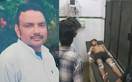 Sambhal : ट्रक की टक्कर से बाइक सवार पिता की मौत, बेटा गंभीर घायल