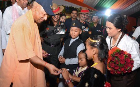 Gorakhpur : ब्रिटिश भी नहीं कर पाए थे गोरखा सैनिकों का सामना, संधि के लिए होना पड़ा था मजबूर- सीएम योगी