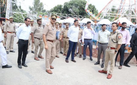 Saharanpur : डीएम एवं एसएसपी ने किया मेला गुघाल का स्थलीय निरीक्षण, अधिकारियों को मेला सकुशल सम्पन्न कराने के दिए निर्देश