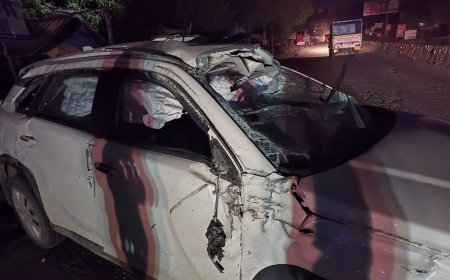 Sambhal : एसडीएम सम्भल की कार रामनगर में हादसे का शिकार, बाल-बाल बचे दंपत्ति