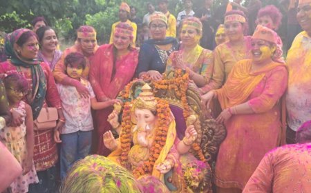 Sitapur : रेडिको परिसर में गणेश महोत्सव का नौ दिवसीय भव्य आयोजन सकुशल संपन्न हुआ