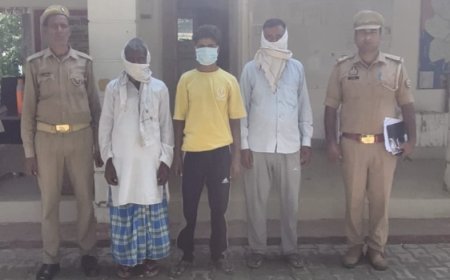 Hardoi : बिजली कर्मचारी को धमकाने के मामले में पिहानी पुलिस ने तीन लोगों को किया गिरफ्तार