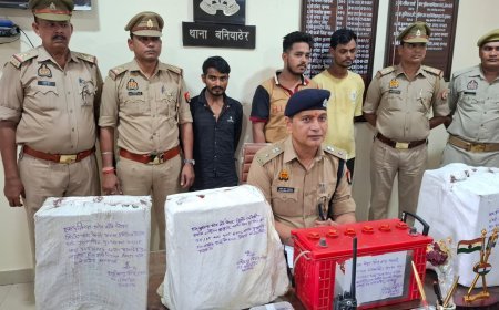 Sambhal : नशे की लत में चोरी करने वाला गिरफ्तार, शराब ठेके सहित दो चोरियों का खुलासा