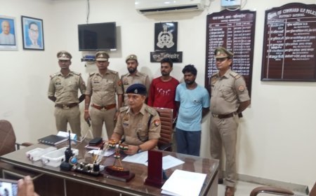 Sambhal : लूट के मामले में सफलता- पुलिस ने दो अभियुक्तों को लूट के माल और अवैध असलहा के साथ किया गिरफ्तार