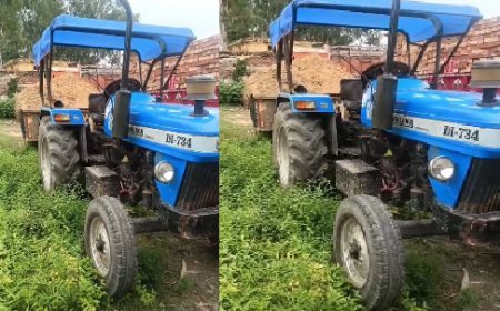 Hardoi : सांडी पुलिस ने अवैध मिट्टी खनन के मामले में ट्रैक्टर-ट्राली सीज की, चालक गिरफ्तार