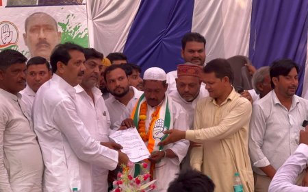 Sambhal : किसान कांग्रेस जिलाध्यक्ष इरफान अली का जोरदार स्वागत, किसानों के हितों के लिए काम करने का संकल्प