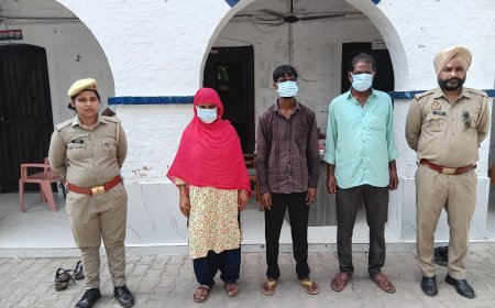 Hardoi : दहेज उत्पीड़न और मृत्यु के मामले में तीन गिरफ्तार