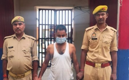 Hardoi : पत्नी को गोली मारने वाला अभियुक्त गिरफ्तार