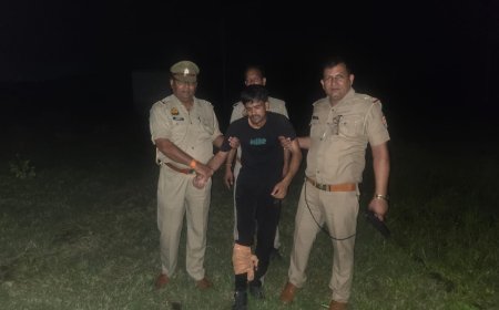 Deoband : देवबंद में गौ तस्करों से पुलिस मुठभेड़, एक घायल, दो फरार, हथियार व उपकरण बरामद