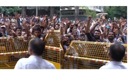 अमिताभ बच्चन ने नवरात्रि से पहले जलसा के बाहर फैंस को डांडिया स्टिक और हेलमेट बांटे, 'हेलमेट मैन' से प्रेरित होकर उठाया कदम