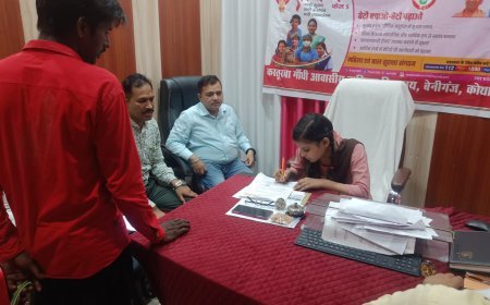 Hardoi : कोथावां में एक दिन की बीडीओ बनी छात्रा यशी सिंह