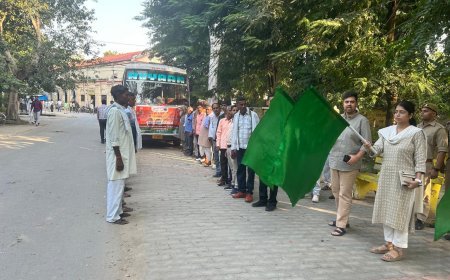 Hardoi : हरदोई के किसानों का पंतनगर में मिलेट्स खेती पर प्रशिक्षण भ्रमण शुरू, डीएम- सीडीओ ने हरी झंडी दिखाकर बीएस को रवाना किया