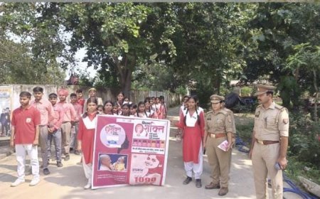 Hardoi : न्यौरा देव के राजेंद्र सिंह इंटर कॉलेज में मिशन शक्ति के तहत बालिकाओं को जागरूक किया गया