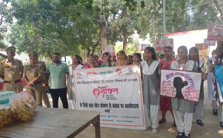 Hardoi : मिशन शक्ति-5 के तहत बालिकाओं ने निकाली जागरूकता रैली, आत्मनिर्भरता व सुरक्षा का दिया संदेश