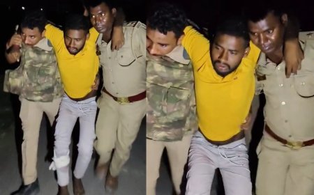 Ballia : नाबालिग से दुष्कर्म का आरोपी पुलिस मुठभेड़ मे हुआ घायल।