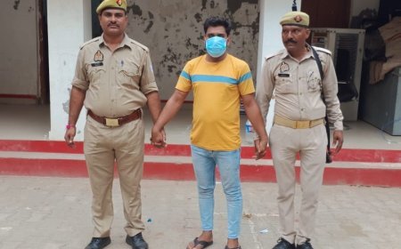 Hardoi : सोशल मीडिया पर मुख्यमंत्री की फोटो पर अपमानजनक पोस्ट के आरोपी तौशीफ गिरफ्तार