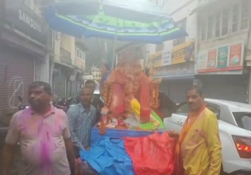 Mussoorie : भावुक विदाई के साथ गणेश महोत्सव का समापन, श्रद्धालुओं ने भीगी पलकों से दी बप्पा को विदा