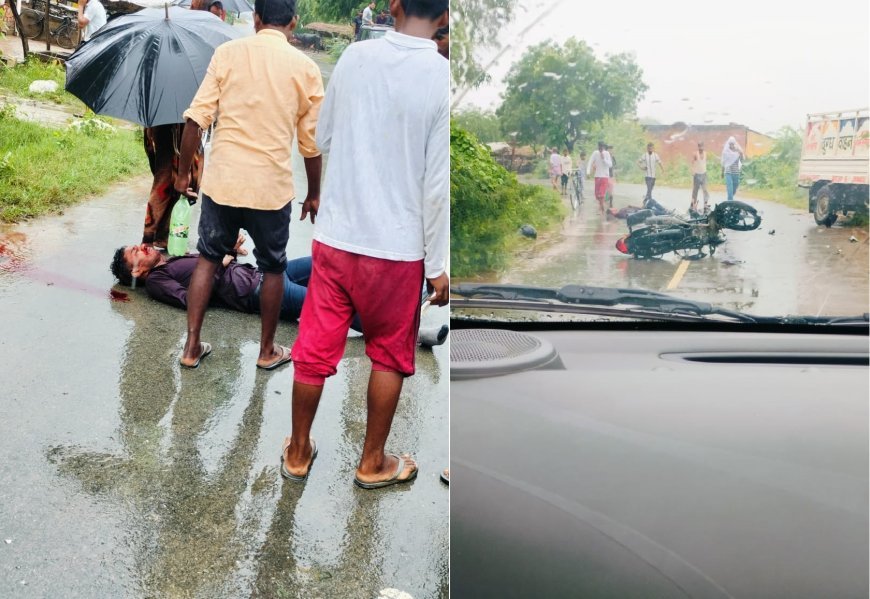 Hardoi : परीक्षा देने जा रहे छात्र को पिकअप ने मारी टक्कर, गंभीर हालत में हरदोई रेफर