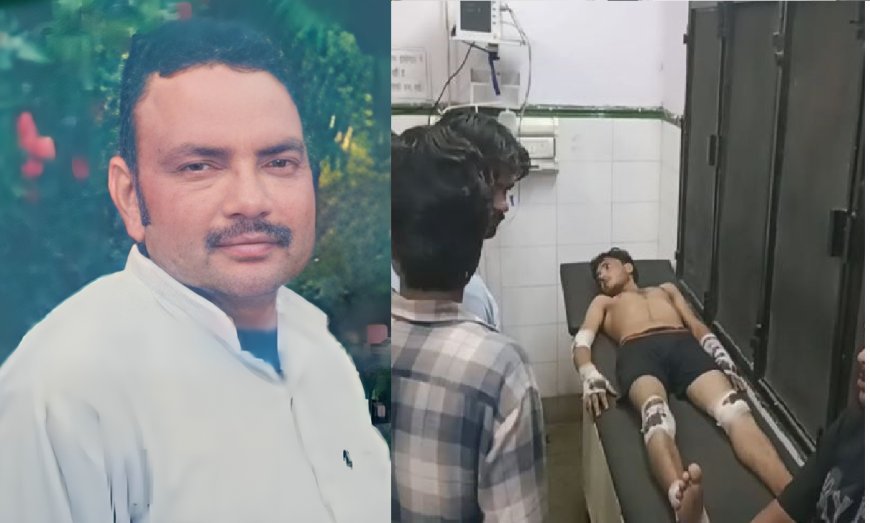 Sambhal : ट्रक की टक्कर से बाइक सवार पिता की मौत, बेटा गंभीर घायल