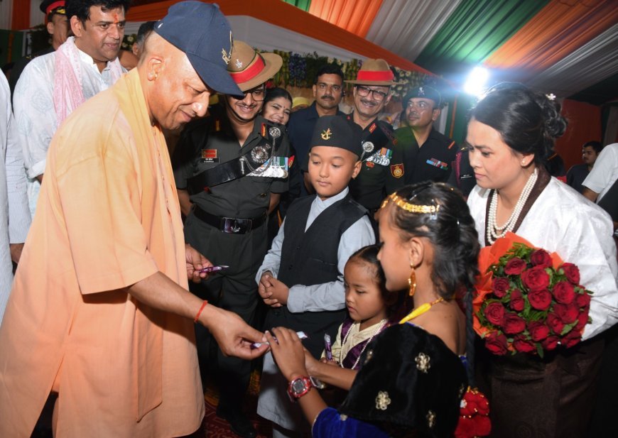 Gorakhpur : ब्रिटिश भी नहीं कर पाए थे गोरखा सैनिकों का सामना, संधि के लिए होना पड़ा था मजबूर- सीएम योगी