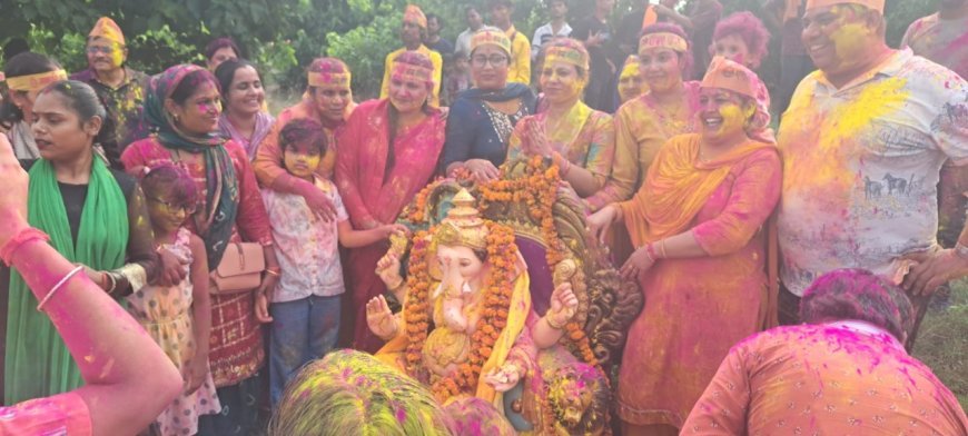 Sitapur : रेडिको परिसर में गणेश महोत्सव का नौ दिवसीय भव्य आयोजन सकुशल संपन्न हुआ