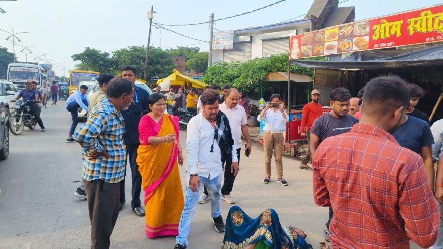 Hardoi : शाहाबाद में ऑटो पलटने से हादसा, उच्च शिक्षा राज्यमंत्री ने घायलों को अस्पताल पहुंचाया