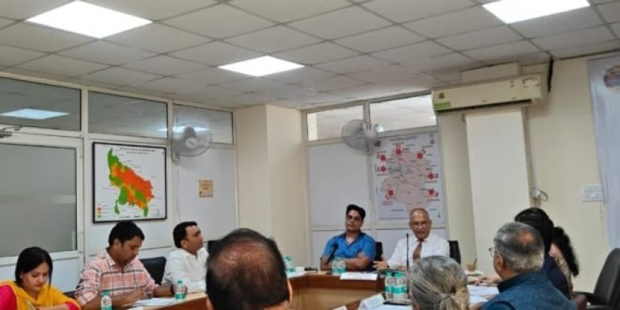 Lucknow : प्रदेश के विभिन्न शहरों के लिए हीट एक्शन प्लान की तकनीकी प्रस्तुतियों और प्रस्तावों के आंकलन के लिए हुई बैठक