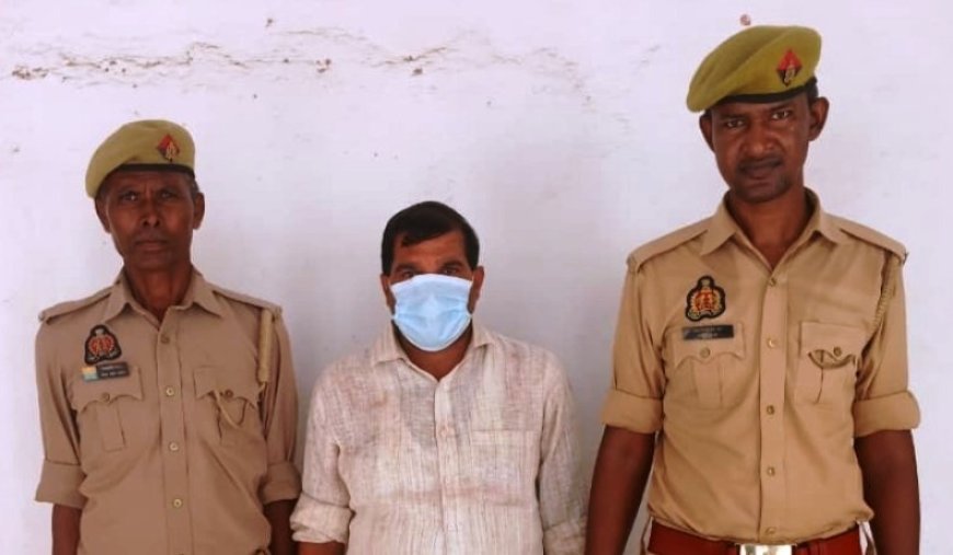 Hardoi : अवैध तमंचे के साथ आरोपी को पुलिस ने गिरफ्तार किया